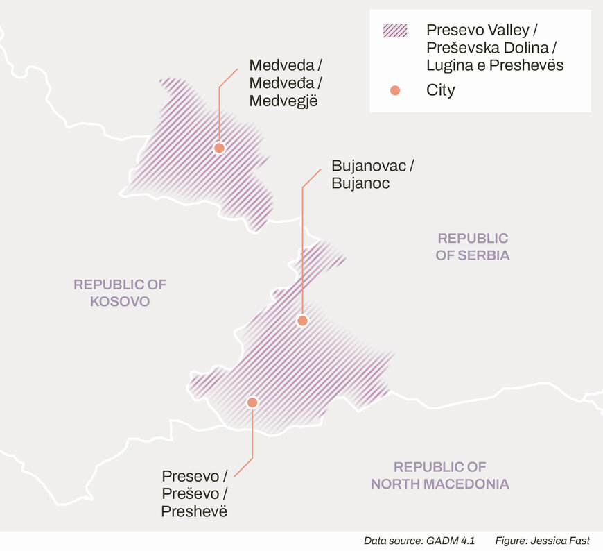 Presevo Map